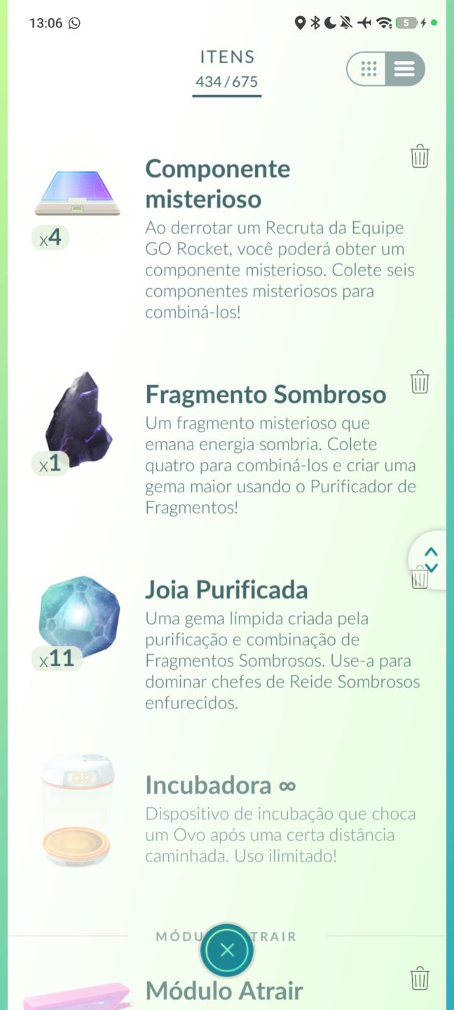 CONTA POKÉMON GO LEVEL 47 COM VÁRIOS SHINYS E 100%