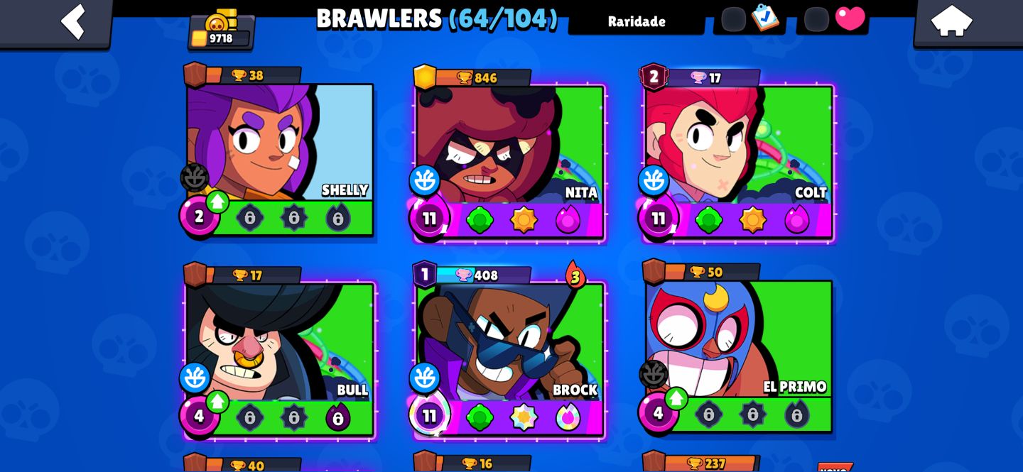 Conta de brawl stars