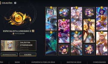 WILD RIFT CONTA/ 377 SKINS/ ELO MÁXIMO MONARCA/ SKINS EXCLUSIVAS