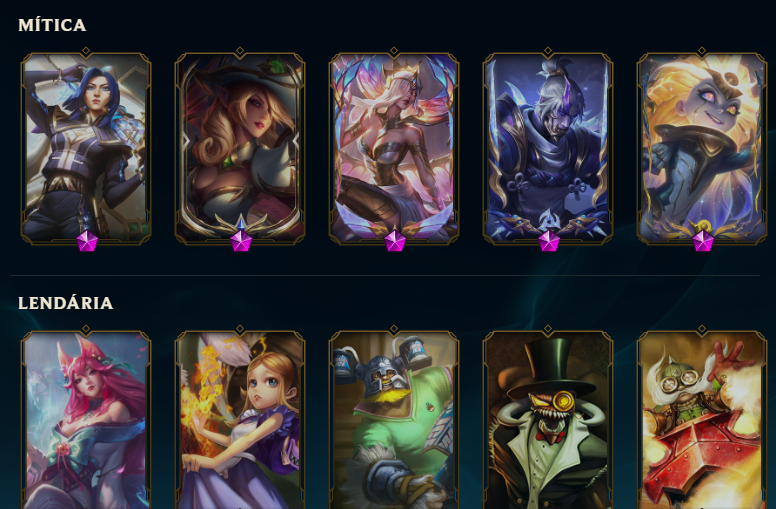 Conta LOL RARA / Full Champions / 408 Skins / Jinx Fragmentada