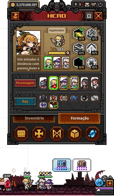 TASK BAR HERO | TBH | CONTA SUPREMA FULL ACCESS: DLCs, PETS E PERSONAGENS LV101