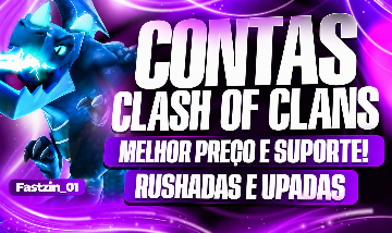 (NOVAS CONTAS) MAIS BARATO!! CONTAS COC CVs RUSHADAS & UPADAS!!!
