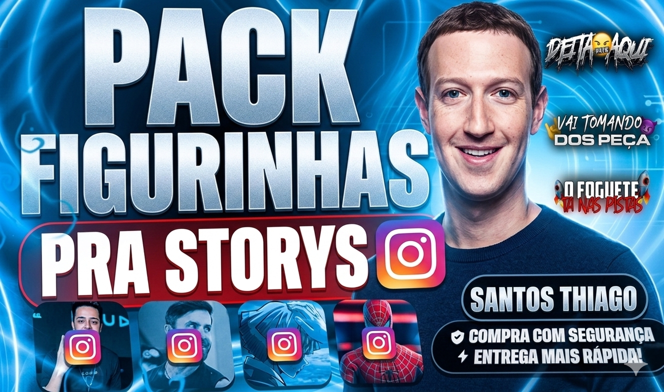 [MENOR PREÇO] PACK DE FIGURINHAS PARA STORYS DO GRAU