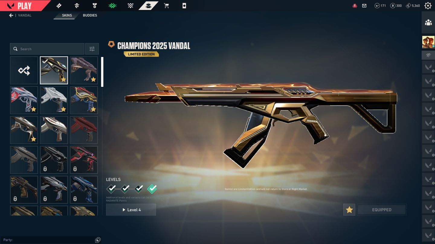 Conta valorant FA 5 Facas | 6 Vandals | Leque ignite | + de 300 skins no Lol