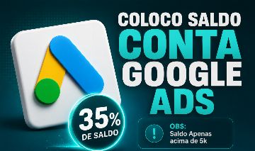 Google Ads - Coloco Saldo Conta Google