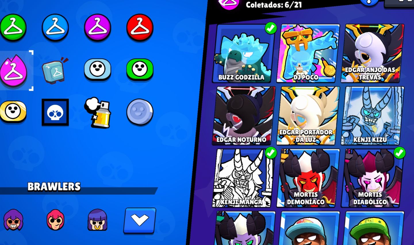 Conta de brawl stars super upada mt boa