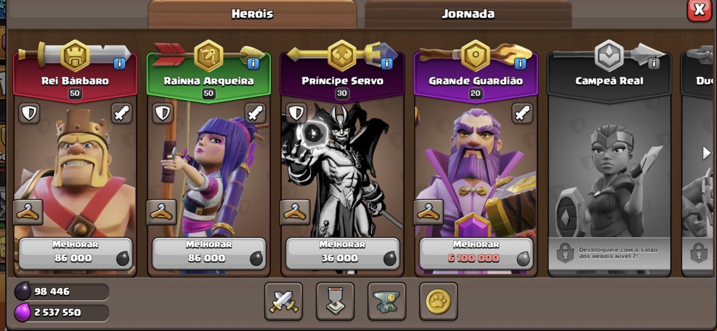 Clash of Clans CV11 FULL | Nível 93 | Dias Sombrios + Skins | Supercell ID