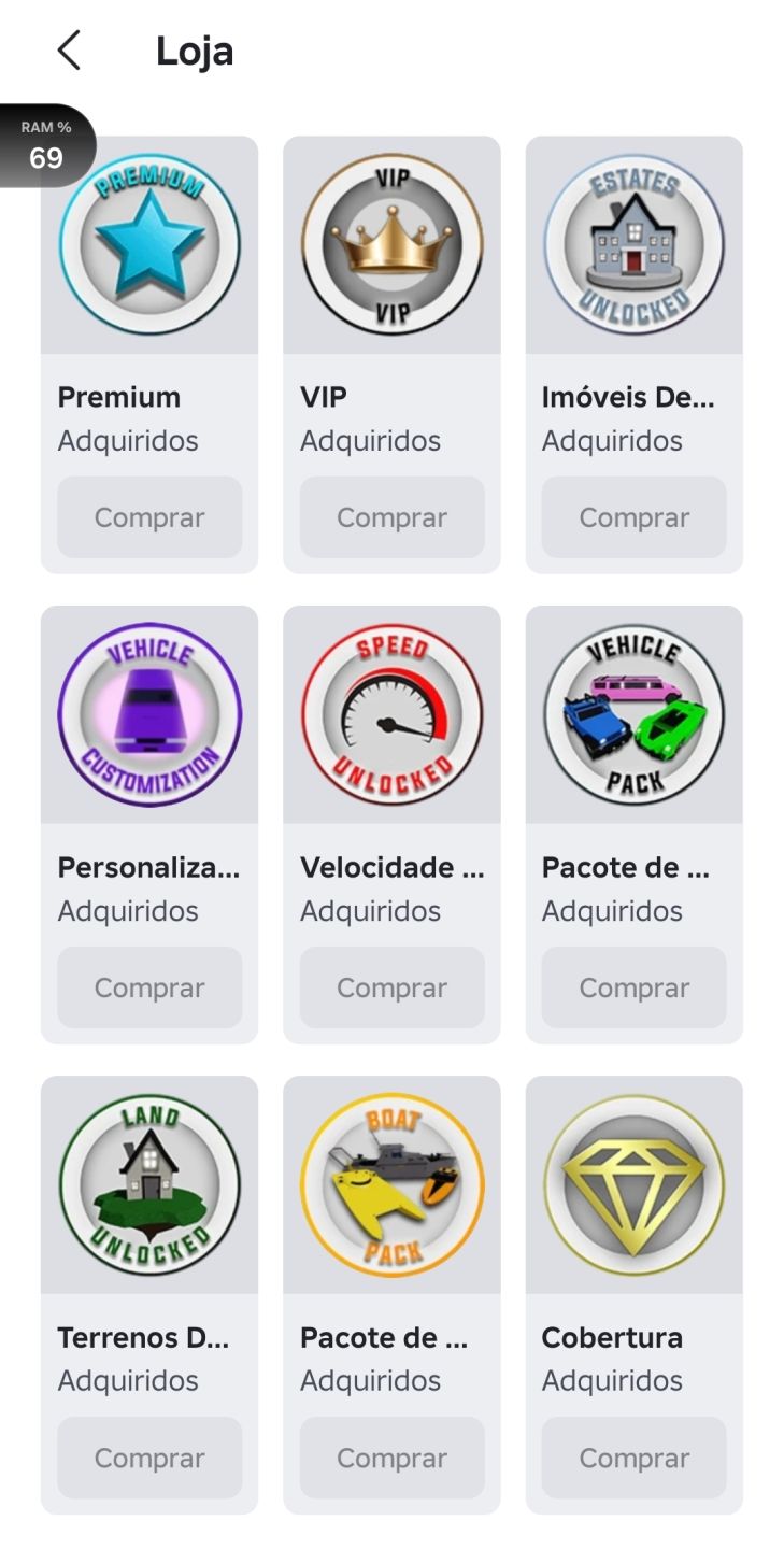 Conta de Roblox (Brookhaven, pizza place, bloxburg)