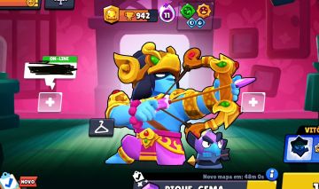 CONTA BRAWL STARS COM MUITOS PASSES E SKINS