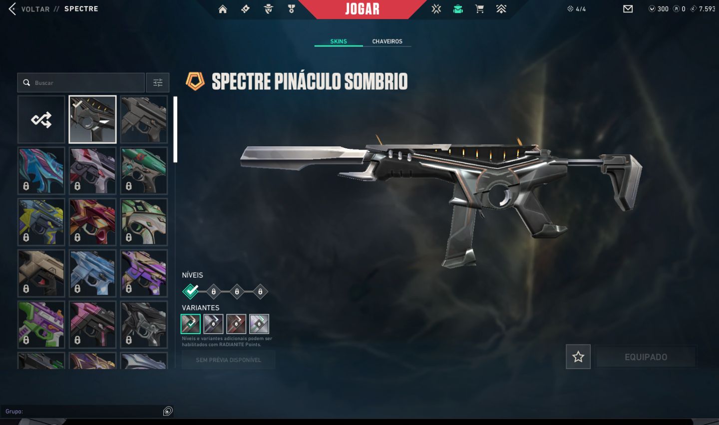 CONTA VALORANT VERIFICADO, NIVEL 21 COM PACOTE PINACULO SOMBRIO