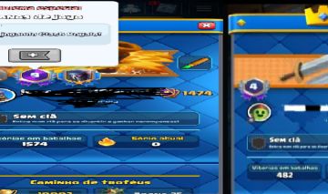 CONTAS DE CLASH ROYALES ANTIGAS E BOAS