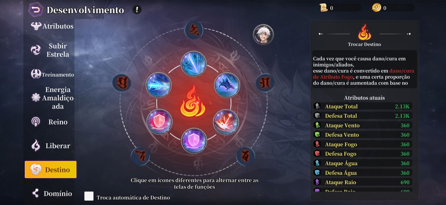 Conta Rei do Jujutsu - Top 3 Server