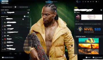 CONTA WARZONE NIVEL 500+ COM SKINS