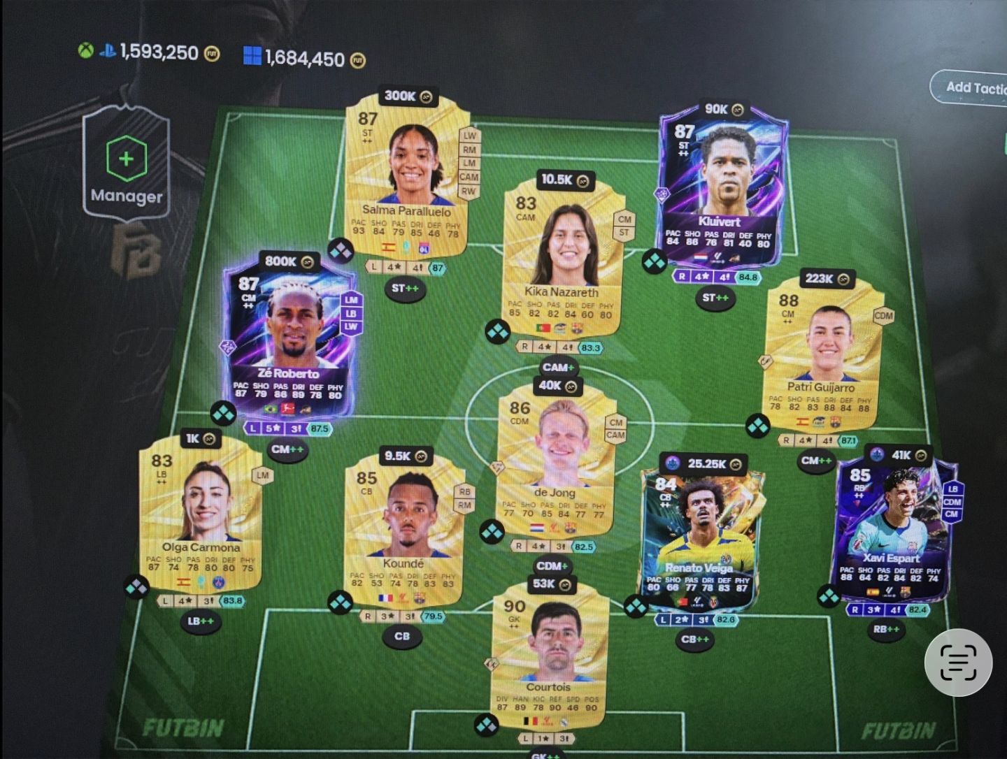 Conta Ps5 com time ea fc 27, time inegociavel 1.5kk, webapp liberado mais coins