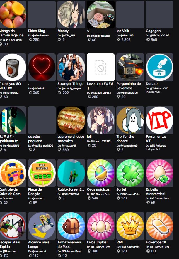Conta Roblox com mais de 100 mil de Robux gasto