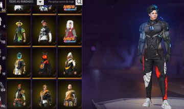 Conta de Free Fire com angelical vermelha