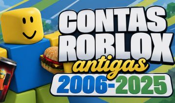 CONTAS DE ROBLOX ANTIGAS