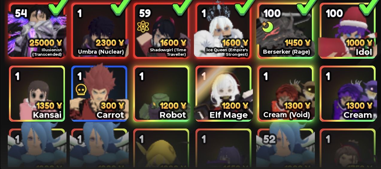 CONTA DE ANIME ADVENTURE, UNIVERSAL TOWER DEFENSE, ANIME VANGUARDS