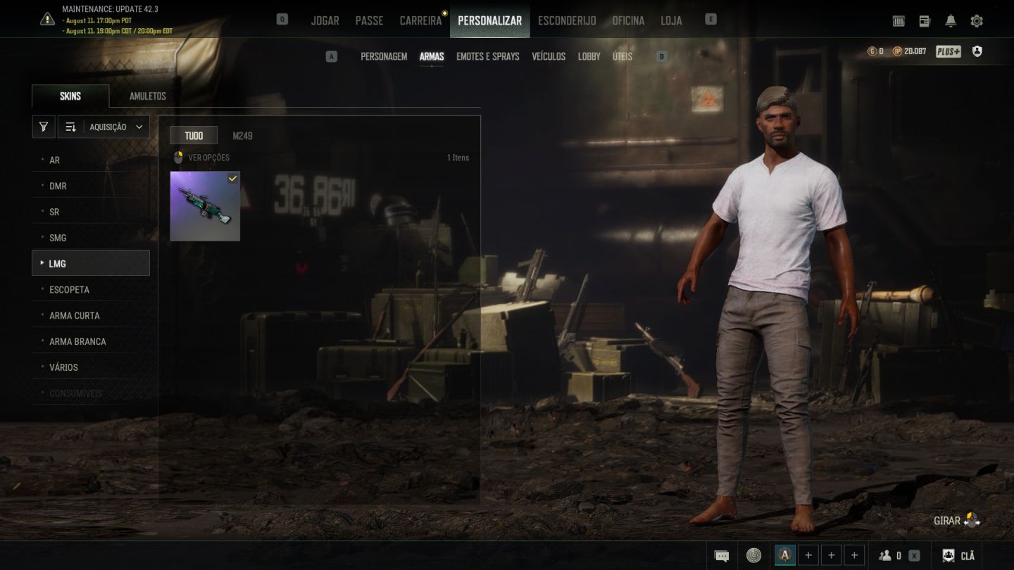 Conta pubg nova
