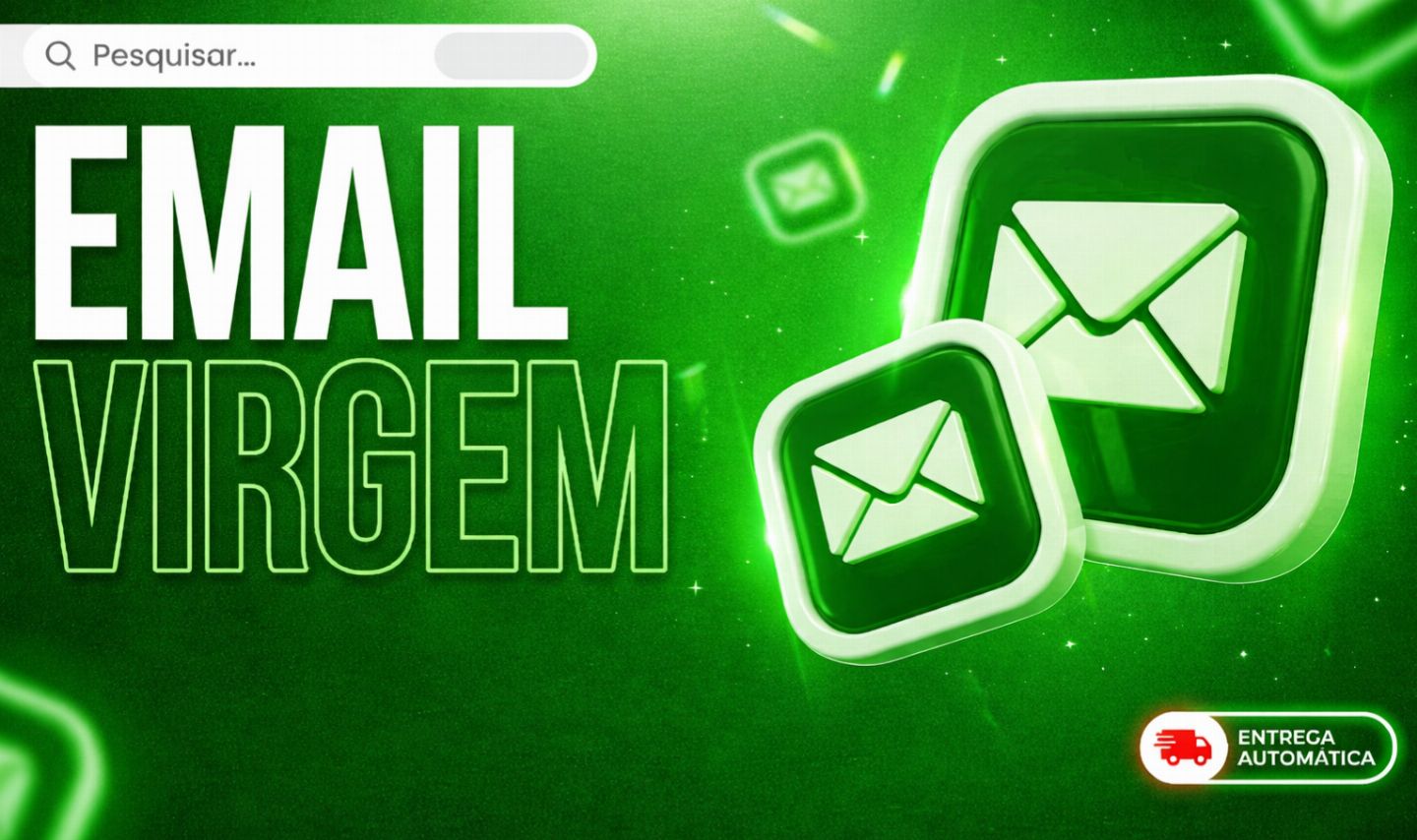 EMAIL VIRGEM - SERVE EM QUALQUER PLATAFORMA | ENTREGA AUTOMATICA