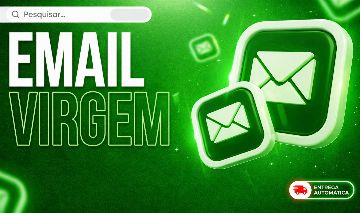 EMAIL VIRGEM - SERVE EM QUALQUER PLATAFORMA | ENTREGA AUTOMATICA