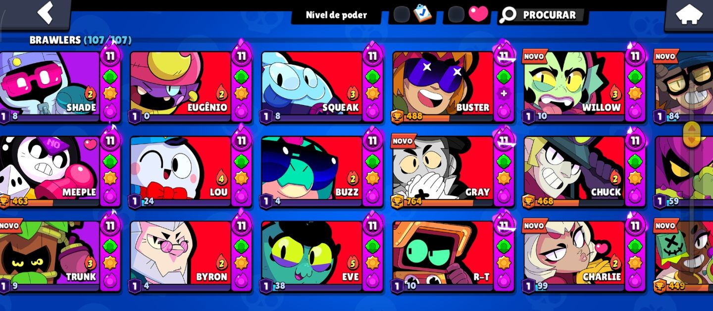 Conta de brawl (negociável)