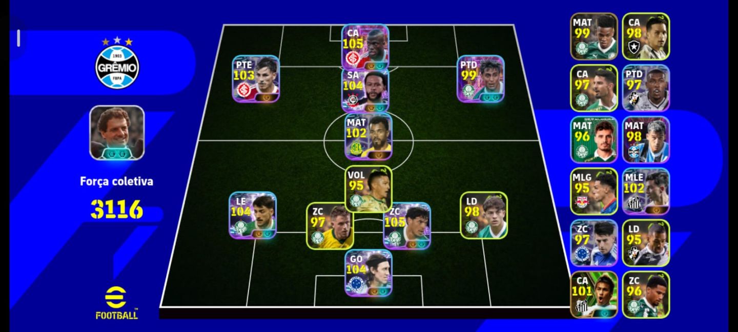 EFootball Mobile | Força 3267 | George Best 109 | Vários Show Time + Time do
