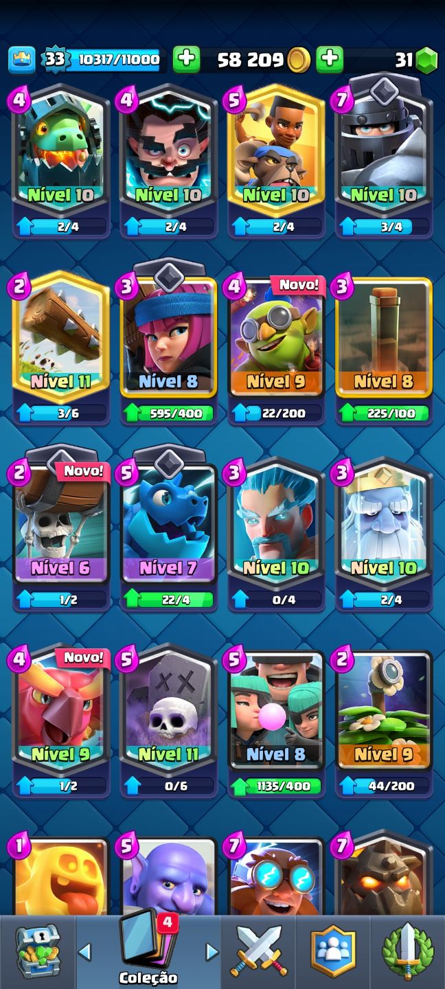 Conta de Clash Royale 9 anos