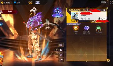 Conta gemada de free fire