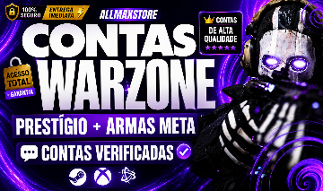 CONTAS WARZONE VERIFICADAS + PRESTÍGIO | ARMAS META | STEAM/BATTLENET/XBOX
