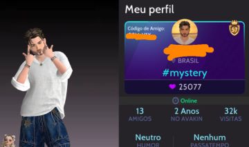 Conta Avakin Life, Level 57.
