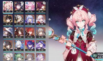 Conta HSR LV MAX | Endgame | Full Eventos | 27 Personagens | 12 LC Limitados