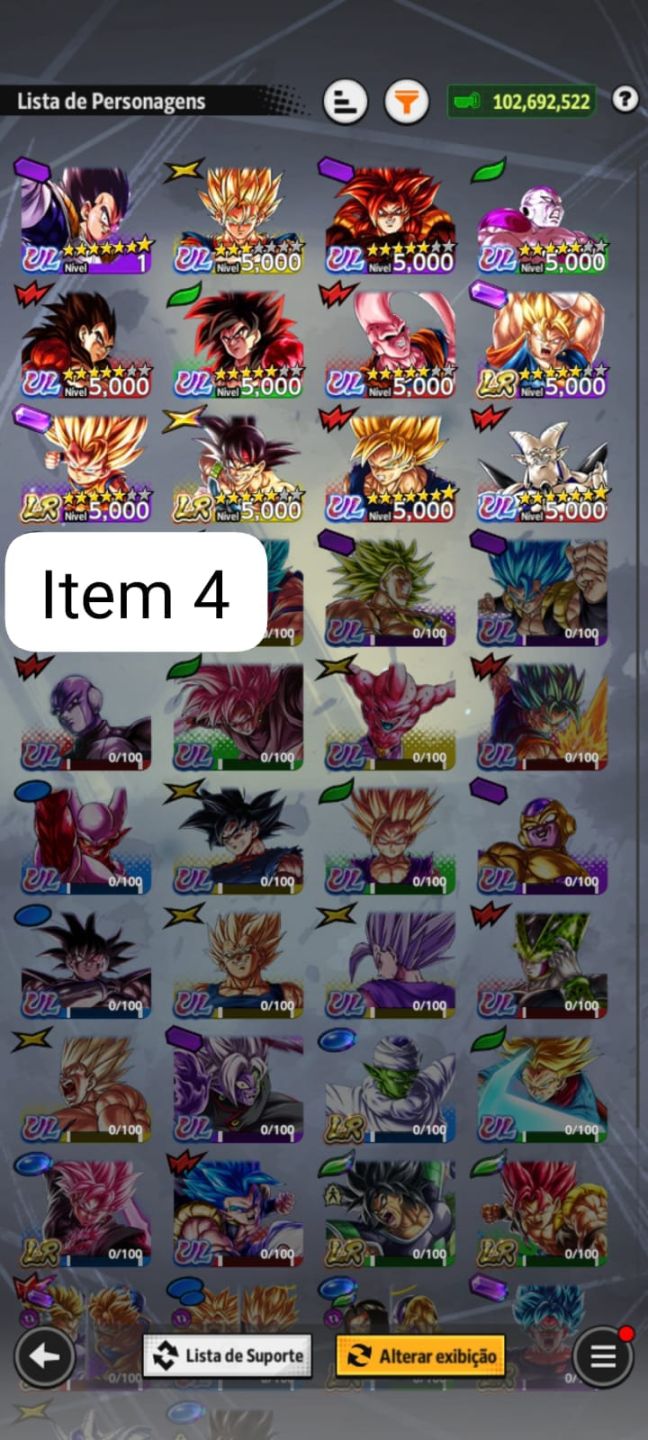 Contas super top pra pvp com muitos ultra