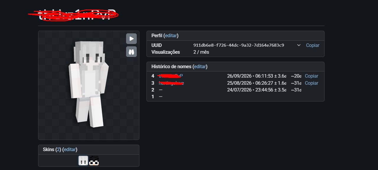 Conta minecraft muito barata com capa pan!