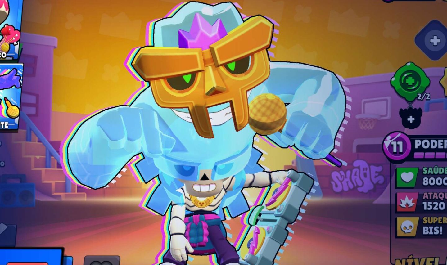 Conta Brawl Stars super rara com skins exclusivas