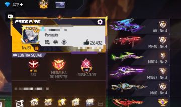 Conta de free fire gemada prime 8