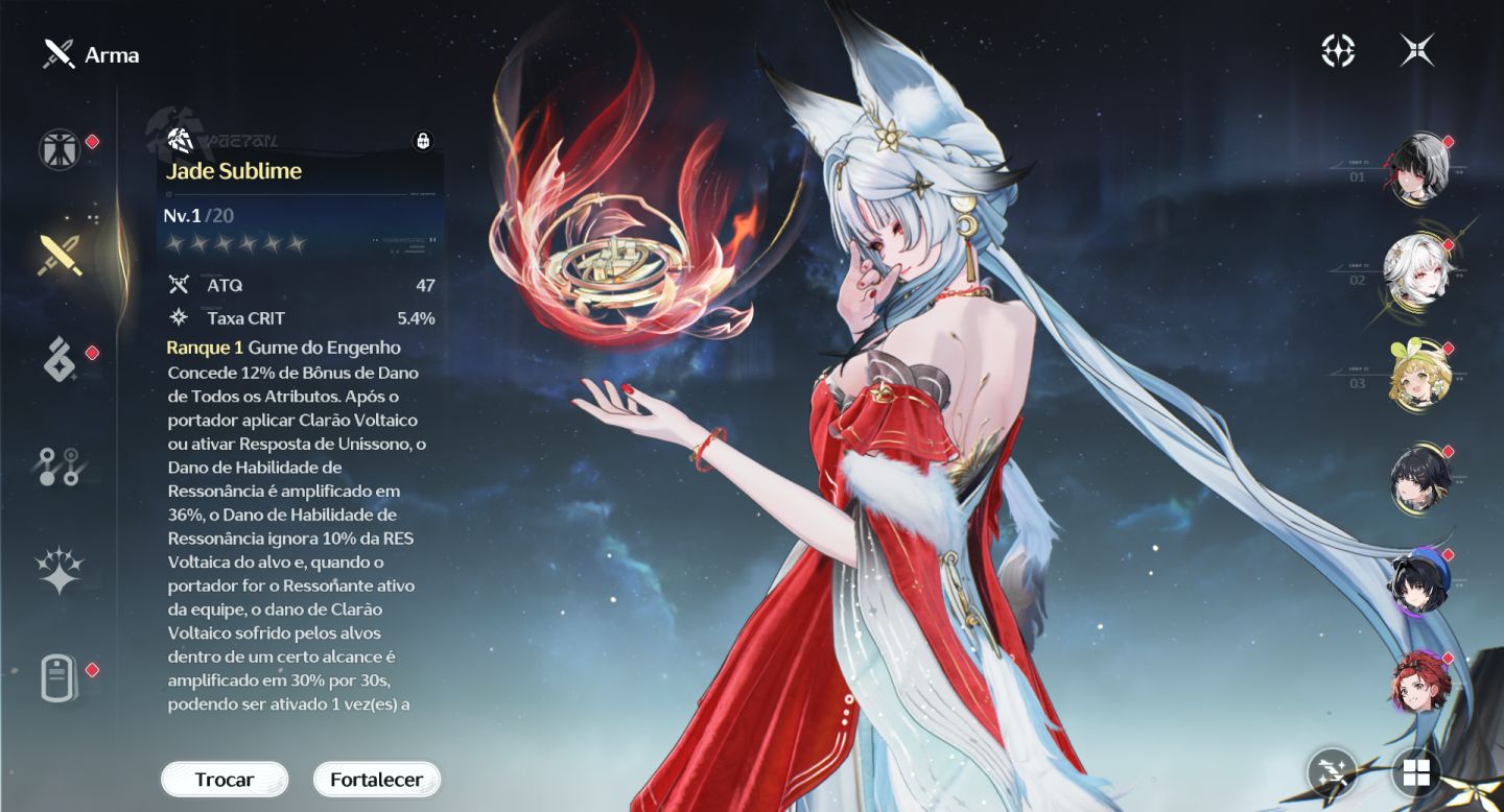 Hsin R1 S1 + Chisa S1 + Verina R3 + Calcharo + Lingyang + T4 R6