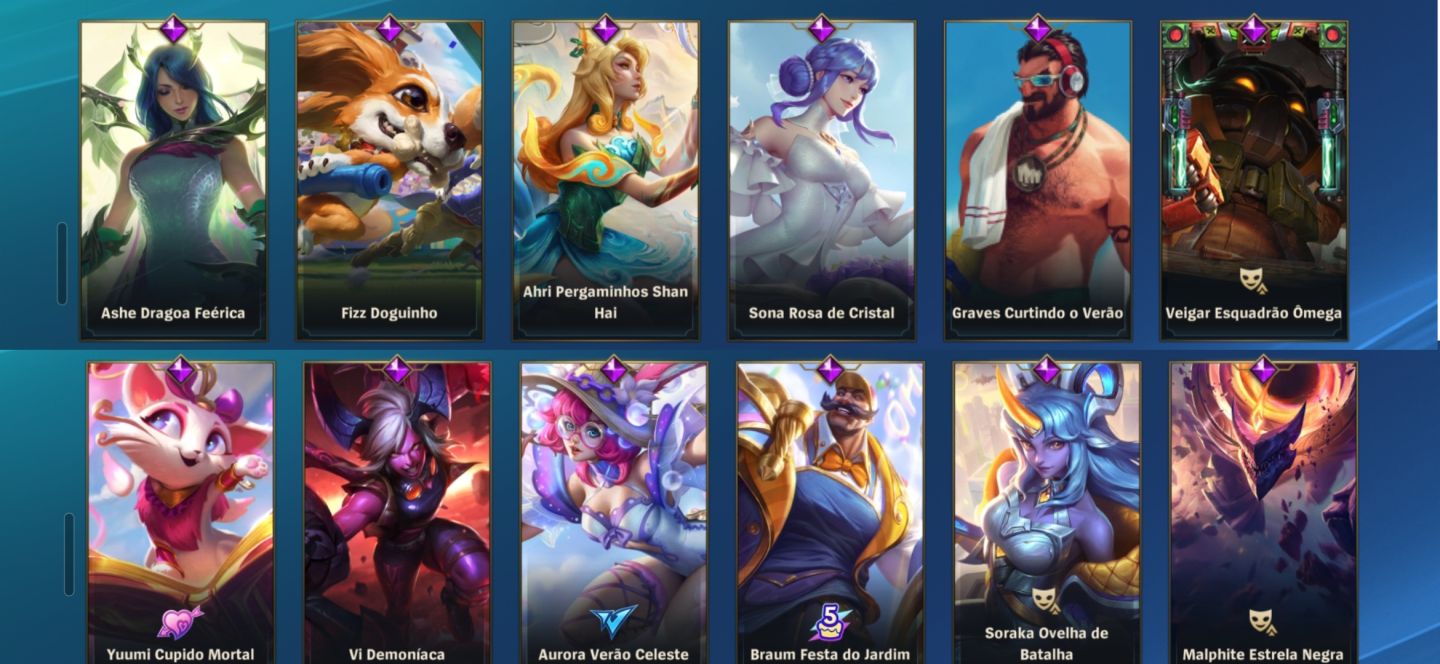 CONTA WILD RFIT SUP E MID, MESTRE ||, 113 SKINS