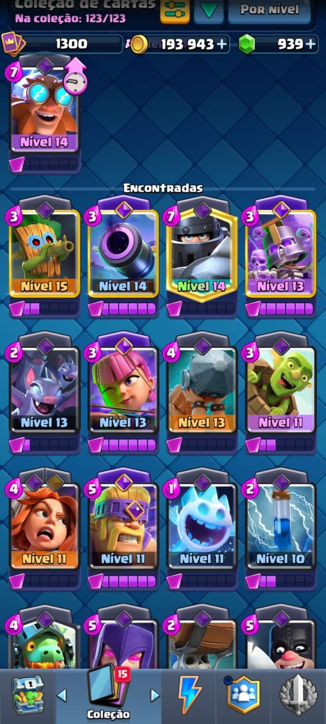 Clash Royale [CONTA] 10k troféus+ todas cartas