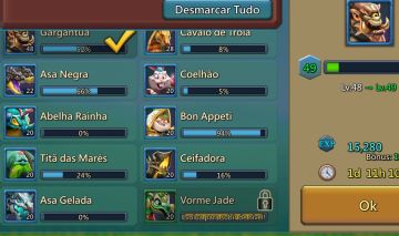 Conta de Lords mobile 700m (zerada)
