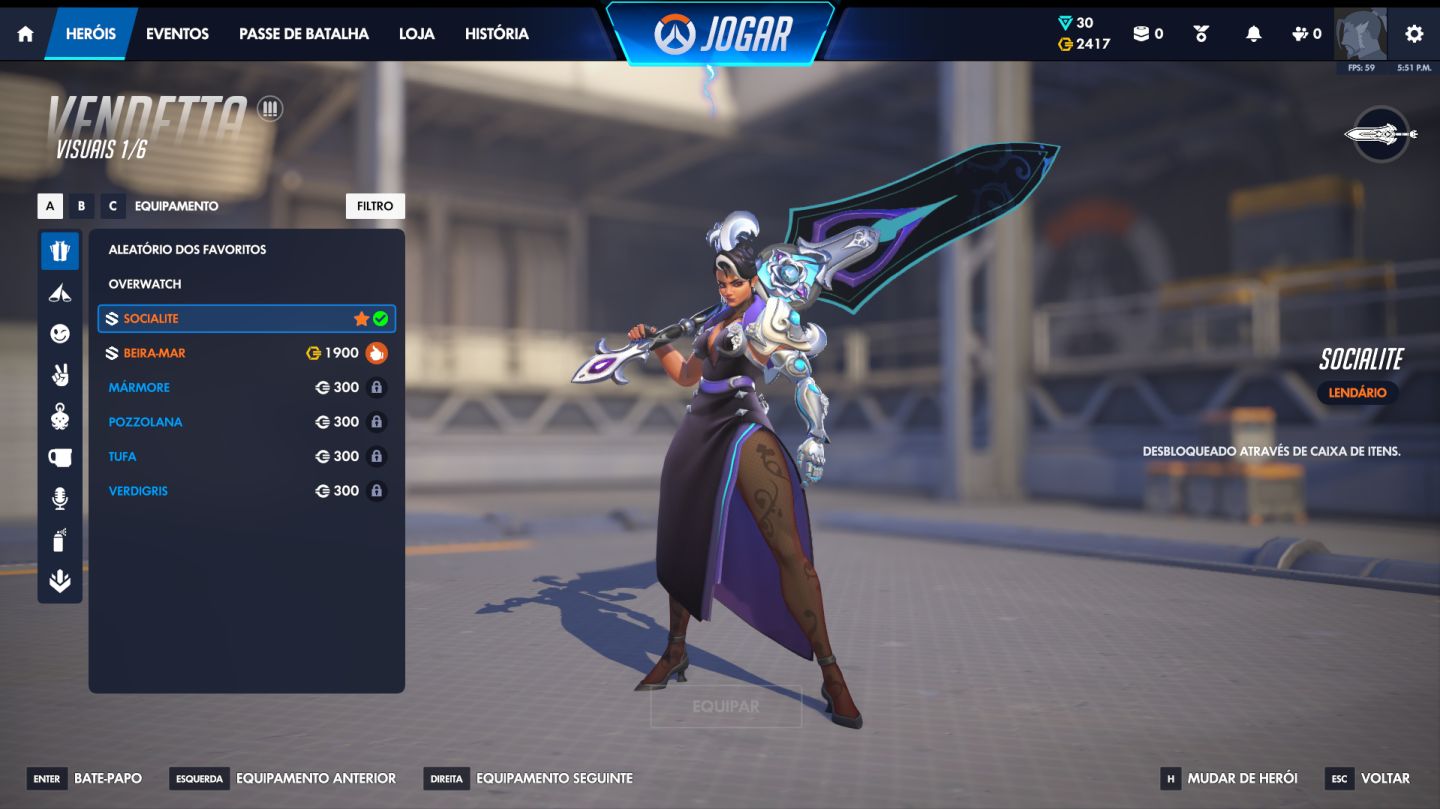 CONTA OVERWATCH BASTANTE SKINS DE LOJA, PREÇO PODE SE NEGOCIAR