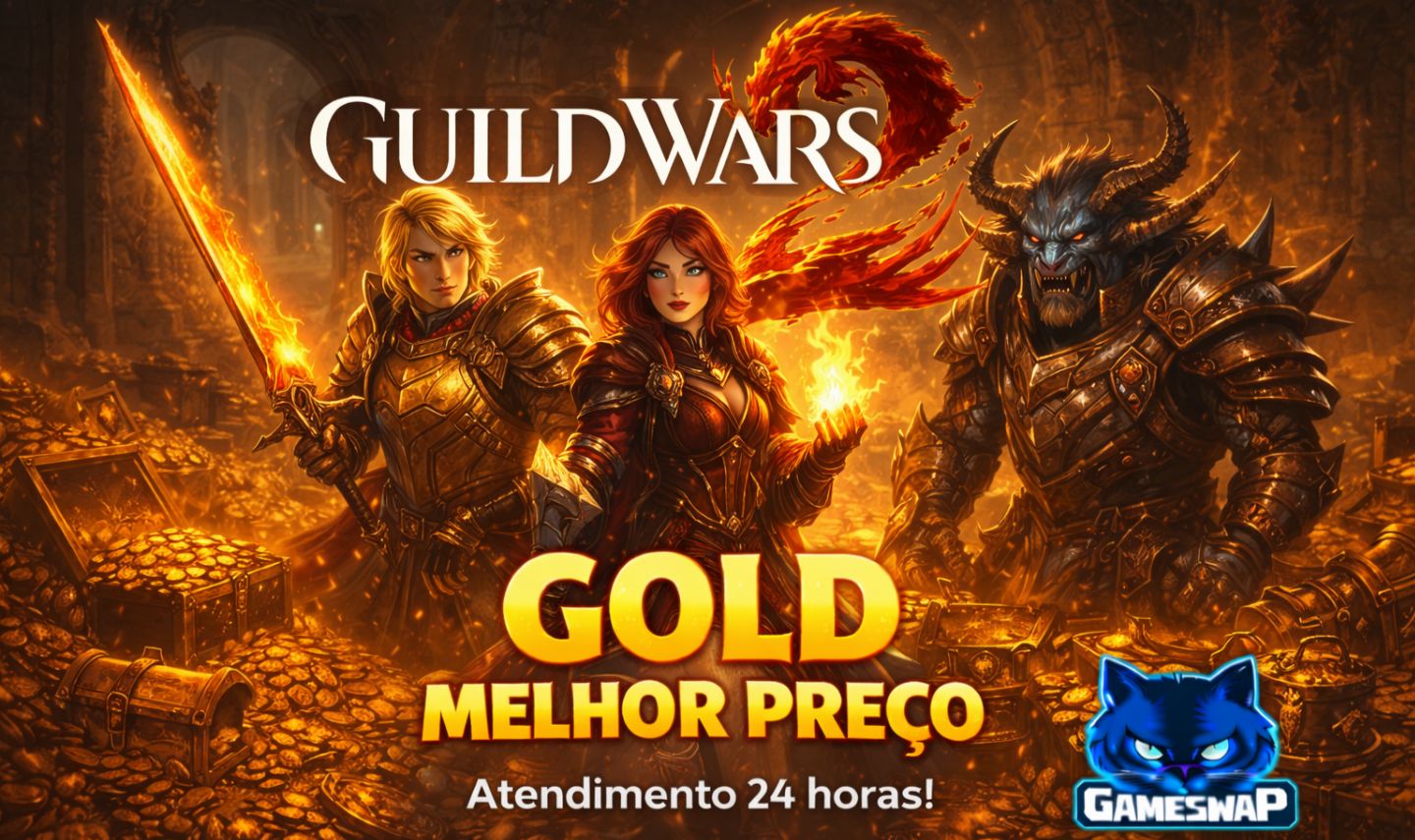 GUILD WARS 2 - GOLD - 24/7