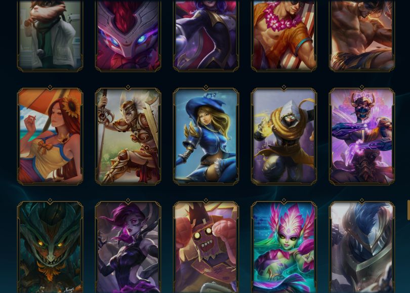 Conta League Of Legends Com todos campeões- 141 skins 10 anos de acc