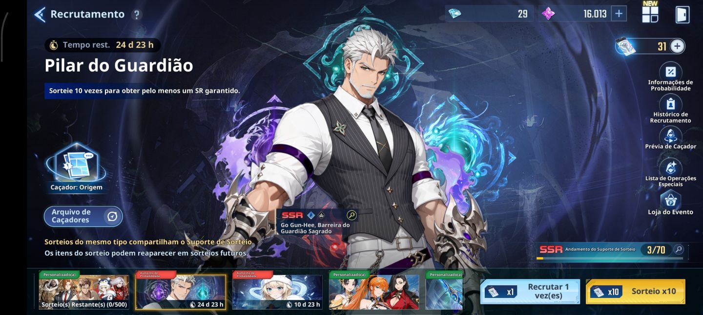 Conta Solo Leveling Arise END GAME 11MM de Poder