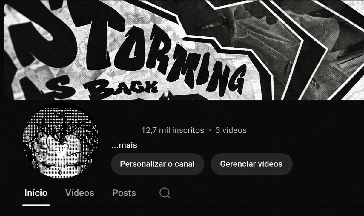 ( OPORTUNIDADE ) CONTA YOUTUBE 12k SUBS + ENGAJADO