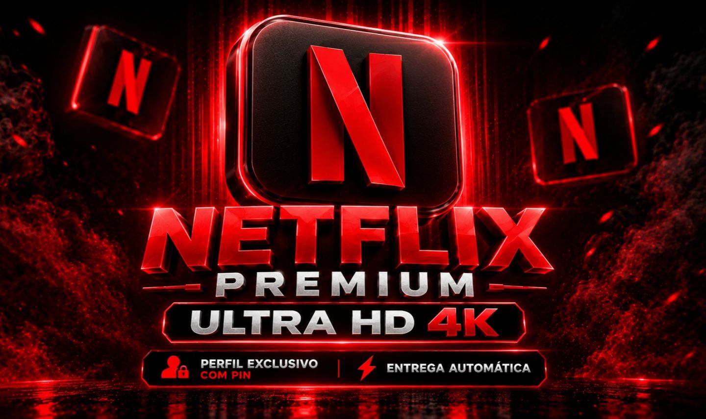 Netflix Premium 4K | 30 Dias | Perfil Exclusivo com PIN + Entrega Automática