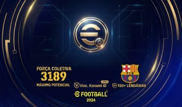 CONTA EFOOTBALL- FORÇA 3189 | TIME MONSTRO COM EPIC, BIG TIME OVERALL 104/107!