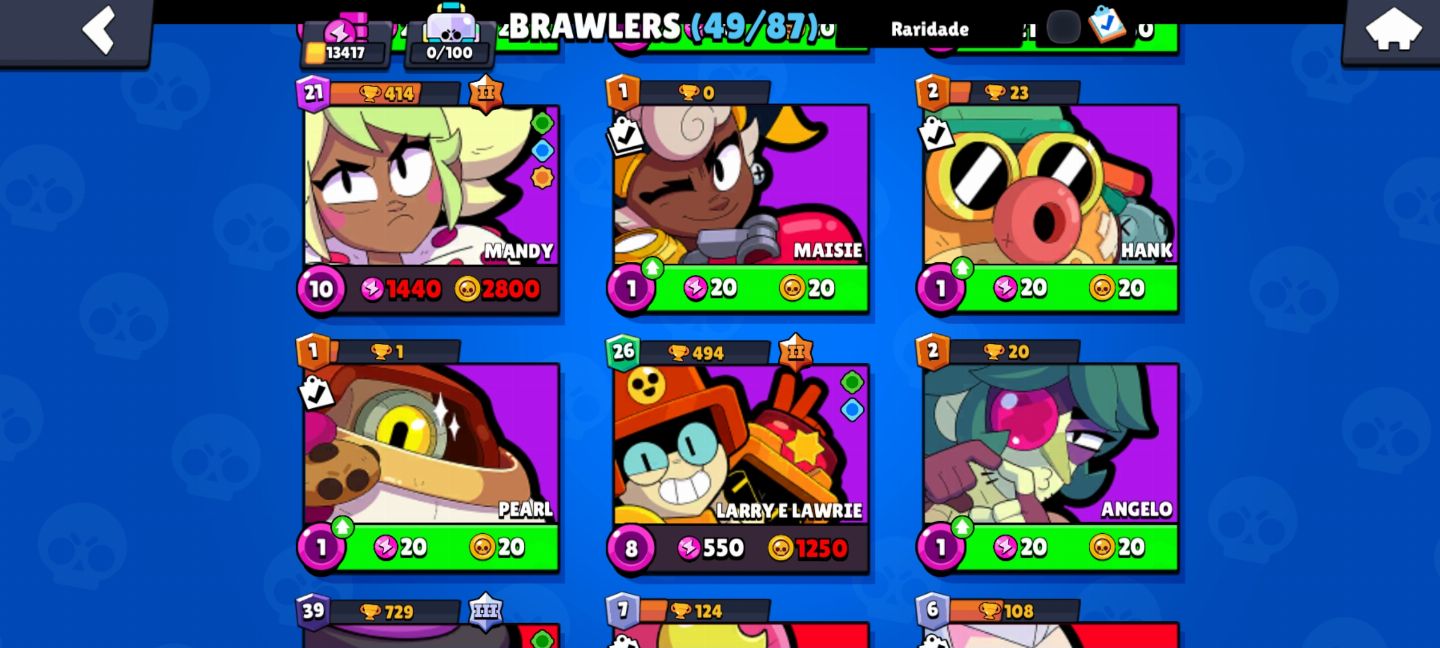 CONTA BRAWL STARS + CLASH ROYALE