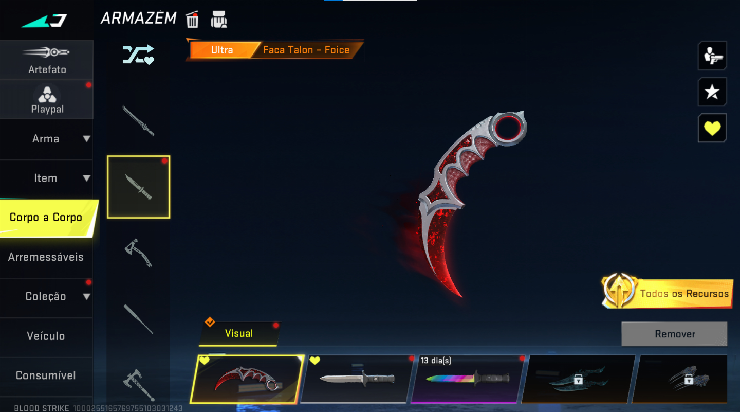 CONTA BLOOD STRIKE ANTIGA FULL ACESSO