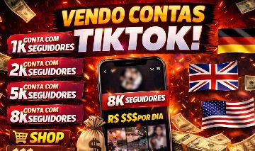 CONTAS TIKTOK DE QUALIDADE